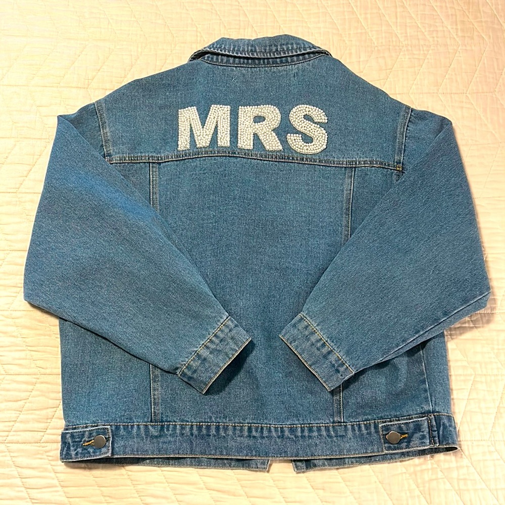 Untamed Petals MRS jean jacket
